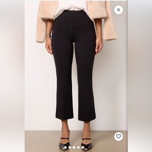 SPANX Small Petite The Perfect Black Pant Crop Flare